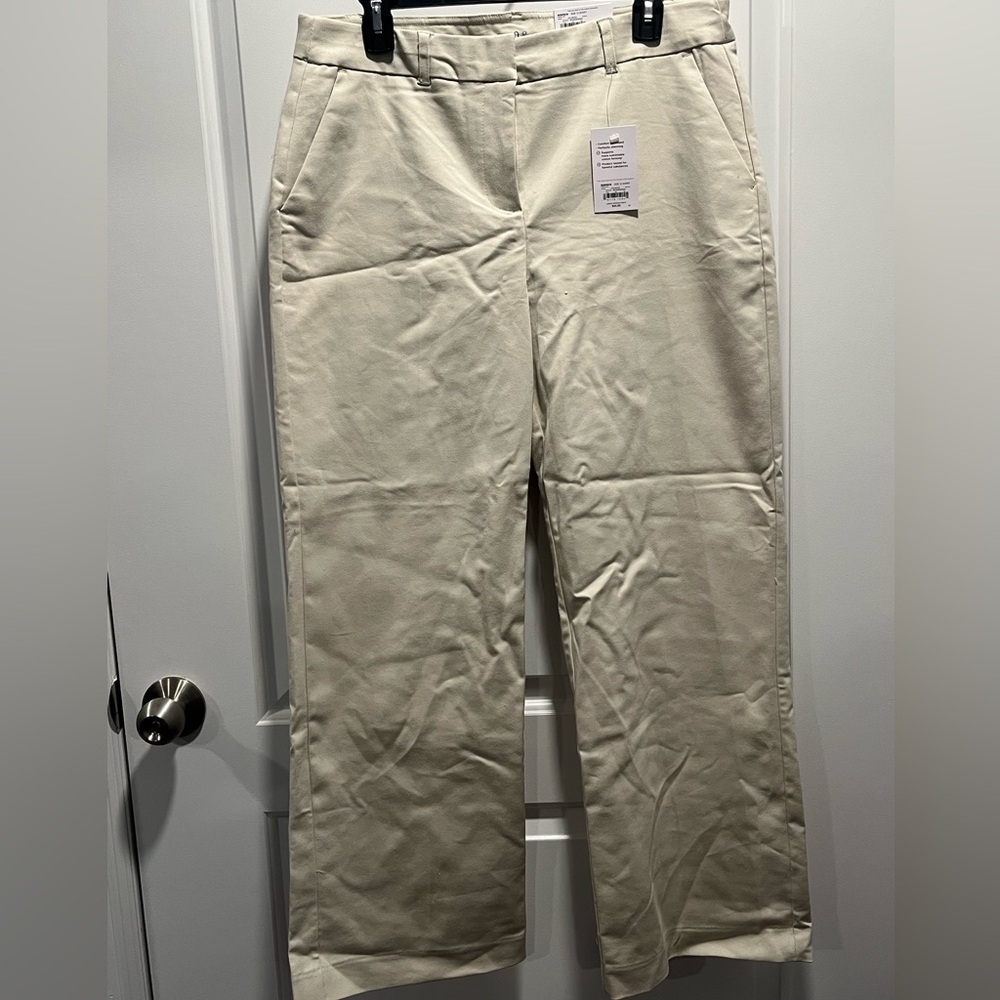 Croft & Barrow Effortless Pants Women's Size 12 Short - Ivory